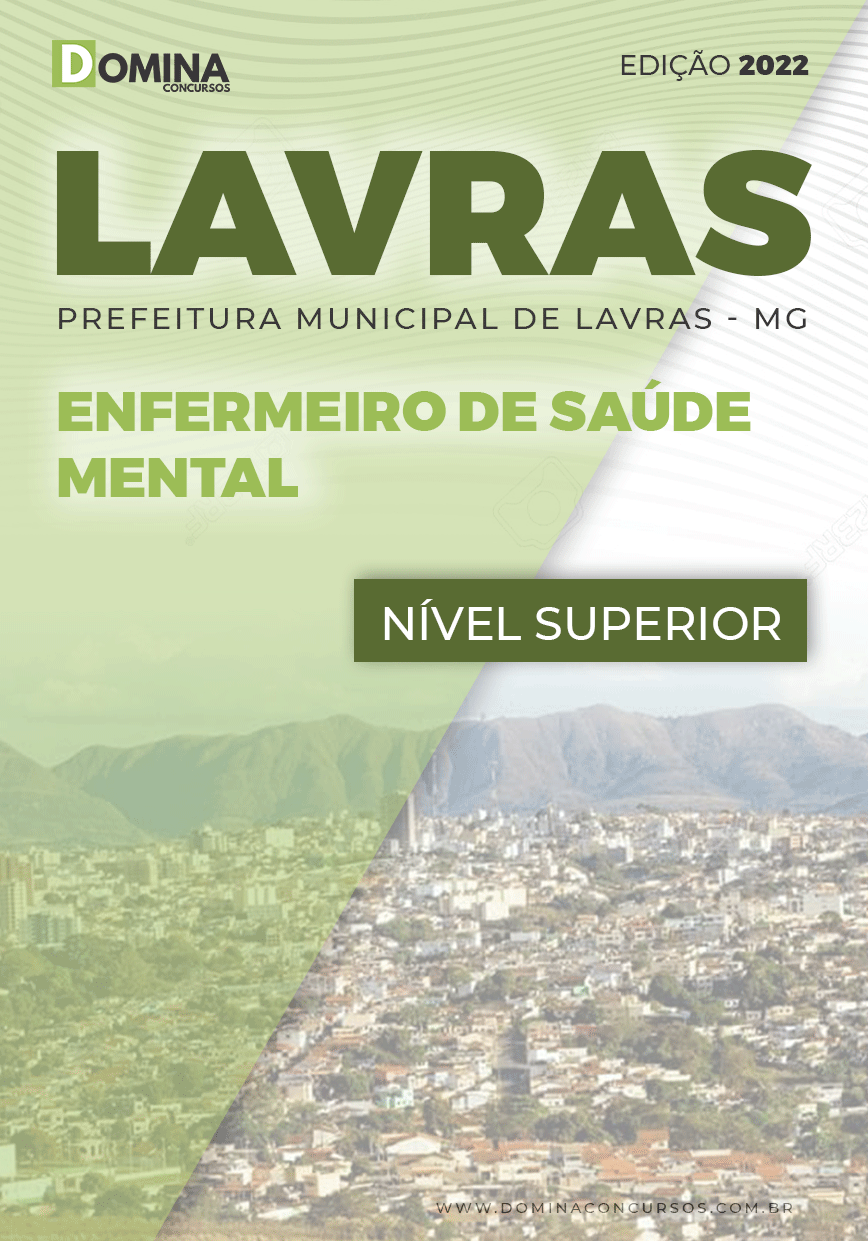Apostila Pref Lavras MG 2022 Enfermeiro Saúde Mental