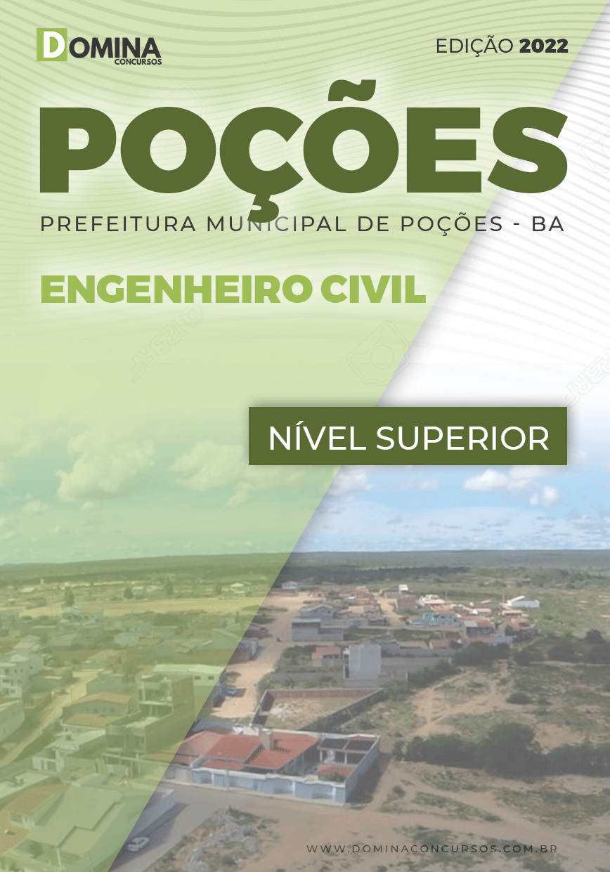 Apostila Concurso Pref Poções BA 2022 Engenheiro Civil