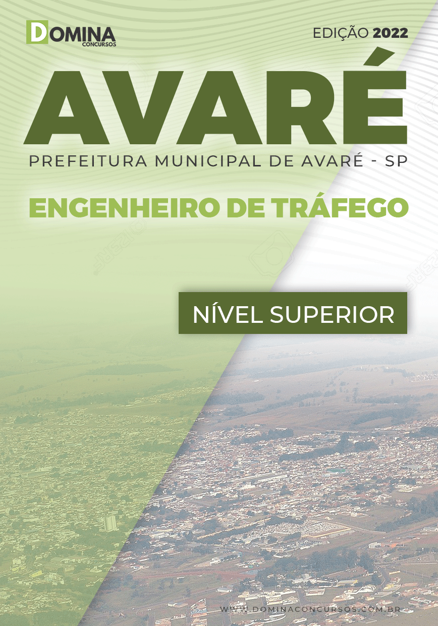 Apostila Digital Pref Avaré SP 2022 Engenheiro de Tráfego