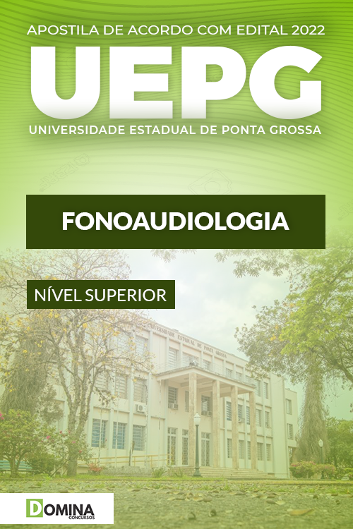 Apostila Concurso Residência UEPG 2022 Fonoaudiologia