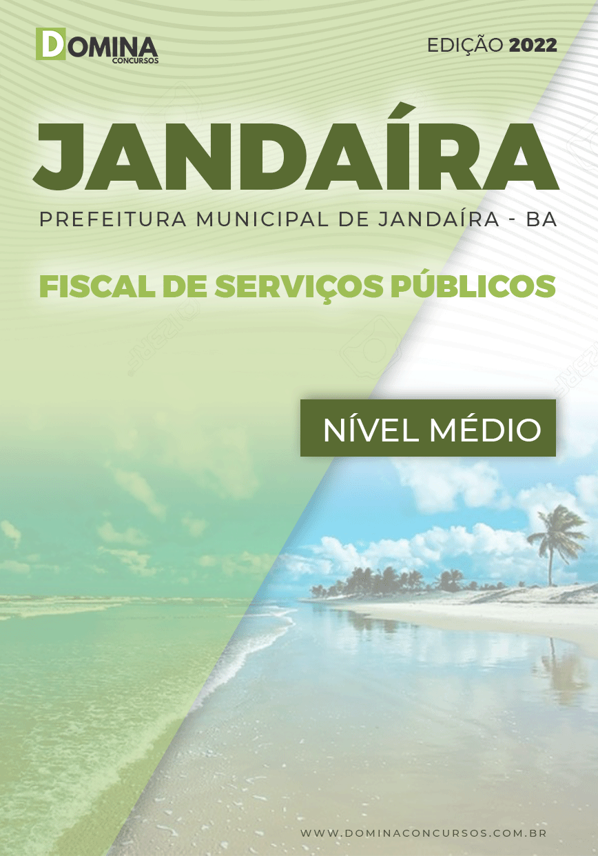 Apostila Concurso Pref Jandaíra BA 2022 Fiscal Serviços Públicos