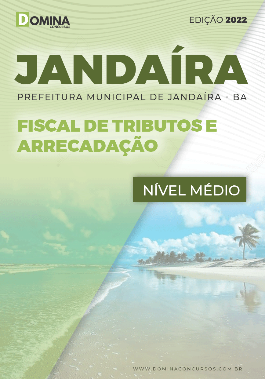 Apostila Pref Jandaíra BA 2022 Fiscal Tributos Arrecadação