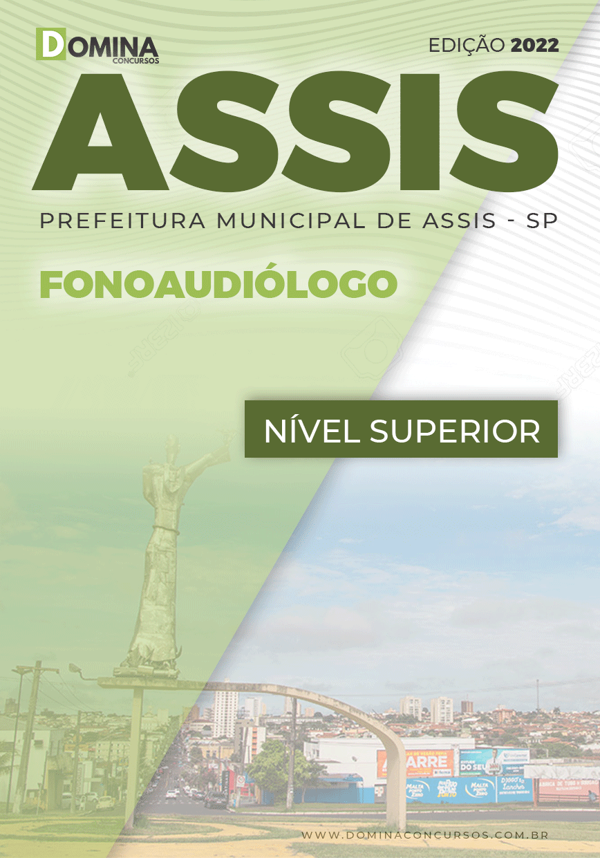 Apostila Digital Concurso Pref Assis SP 2022 Fonoaudiólogo