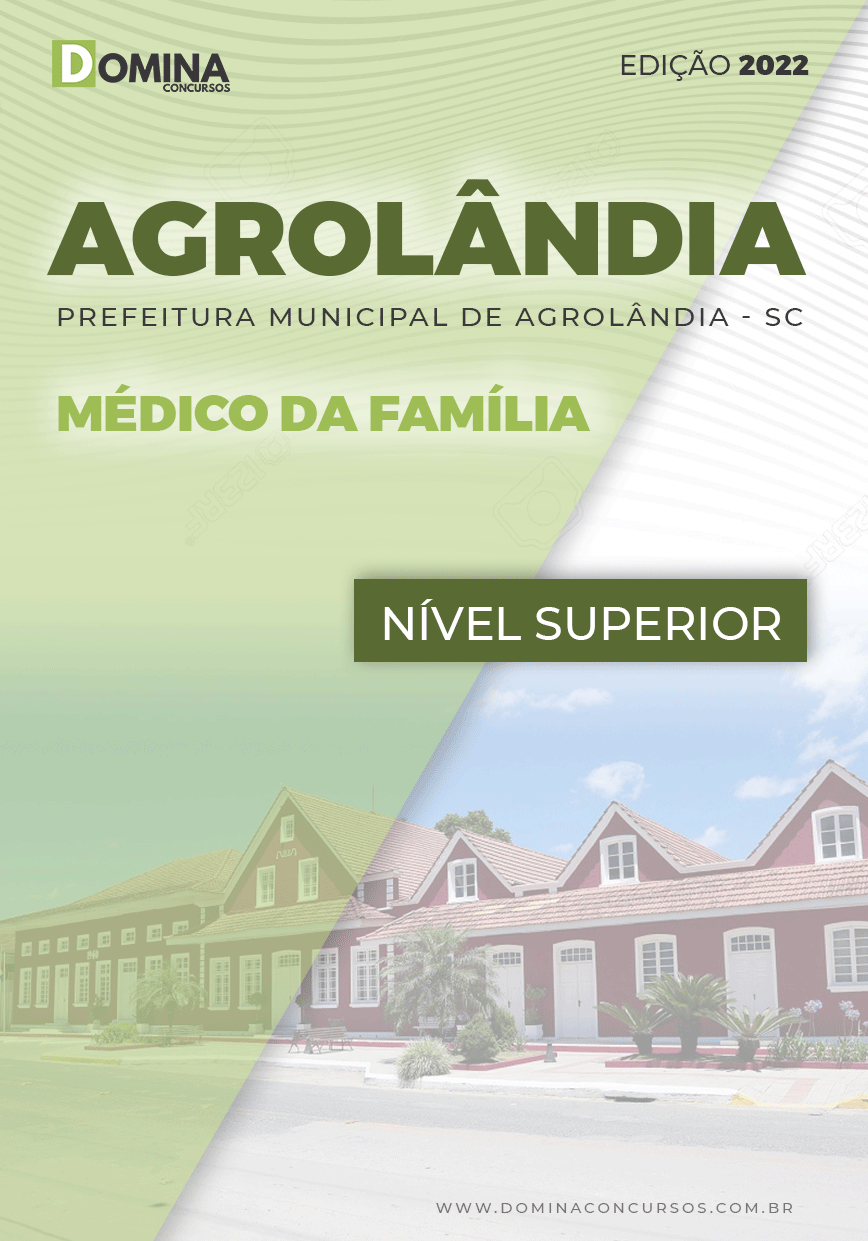 Apostila Digital Pref Agrolândia SC 2022 Médico Família