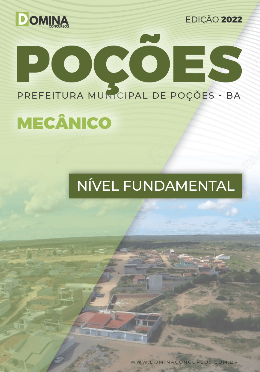 Apostila Concurso Pref Poções BA 2022 Mecânico