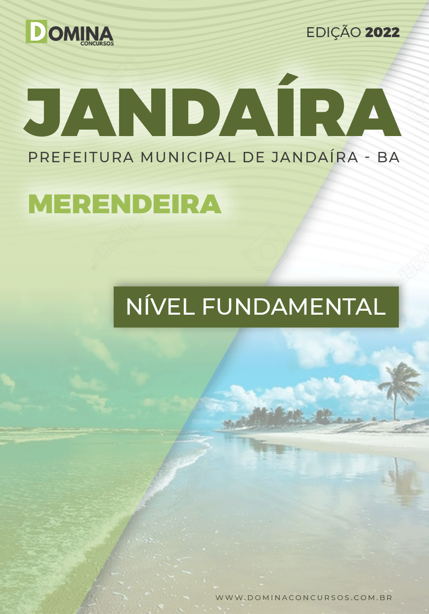 Apostila Concurso Pref Jandaíra BA 2022 Merendeira