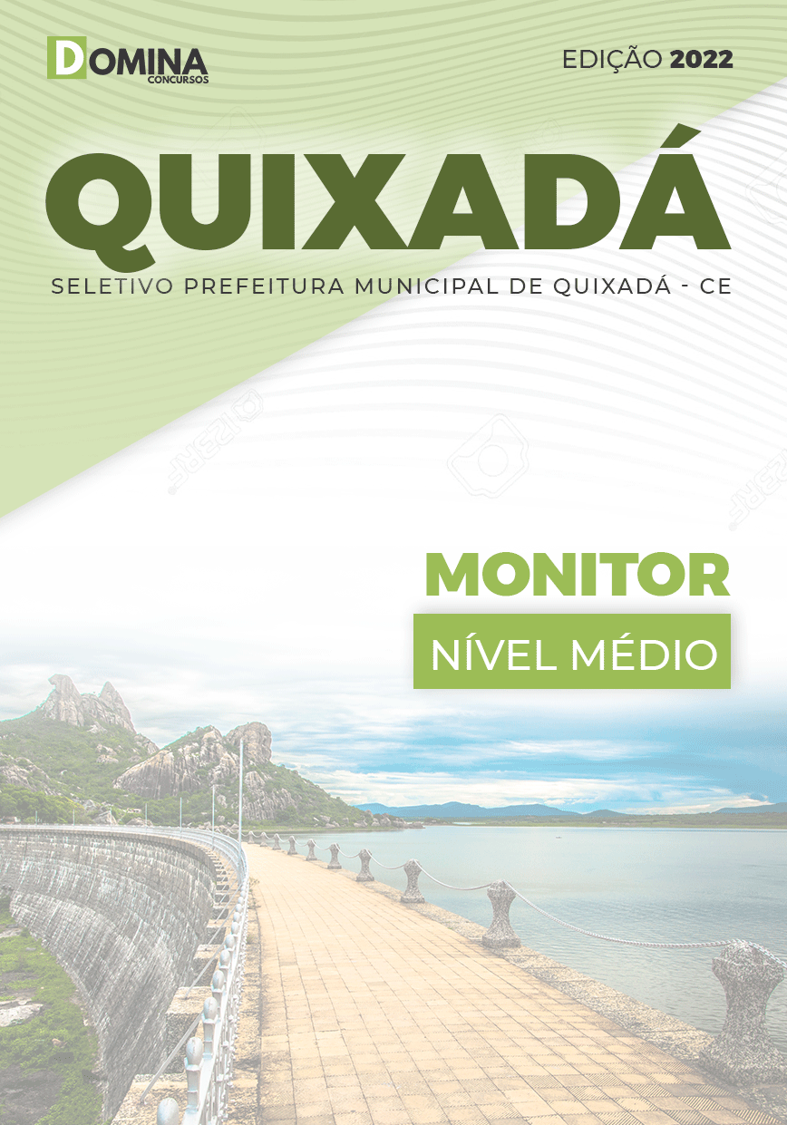 Apostila Digital Seletivo Pref Quixadá CE 2022 Monitor