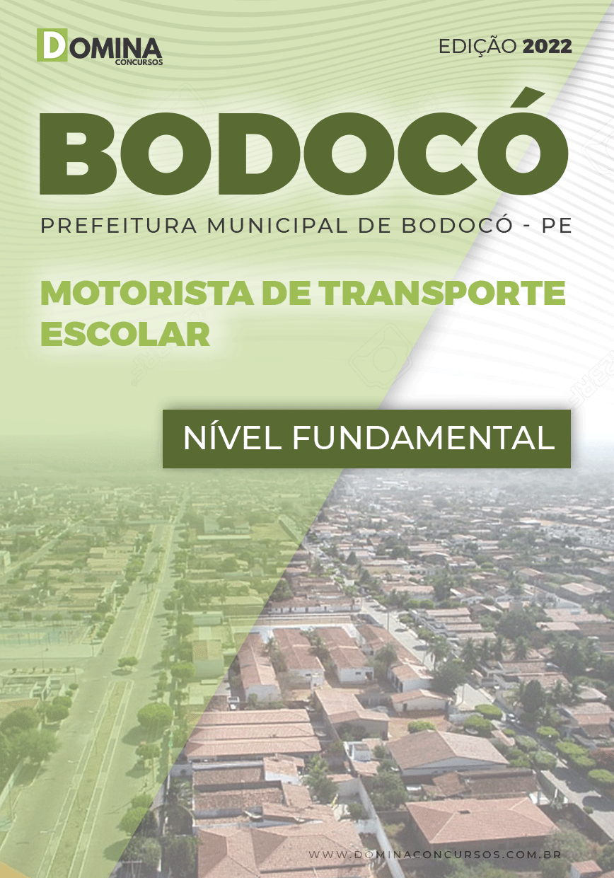Apostila Pref Bodocó PE 2022 Motorista de Transporte Escolar