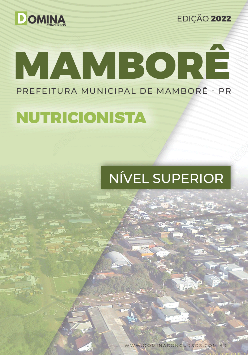 Apostila Concurso Pref Mamborê PR 2022 Nutricionista