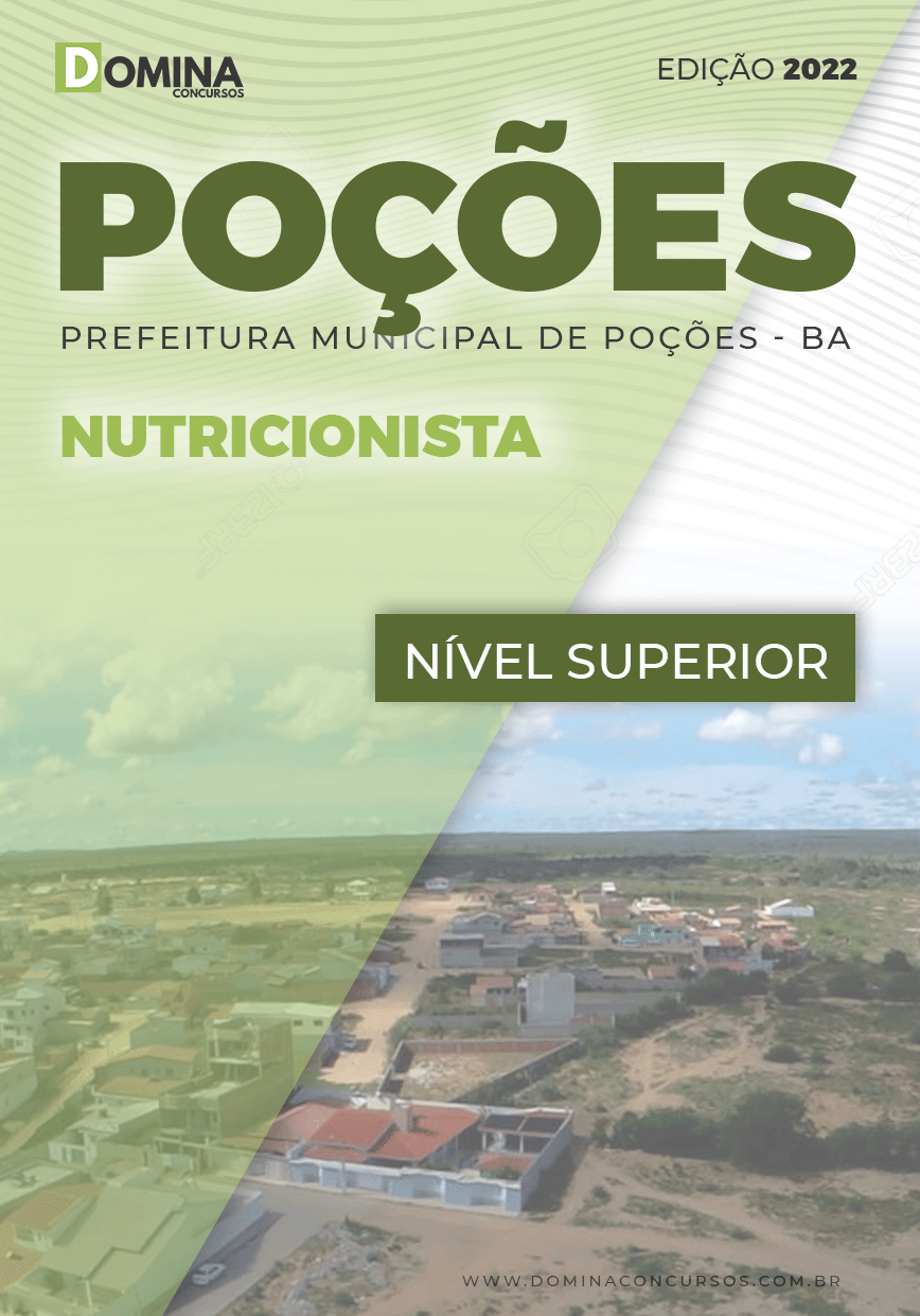 Apostila Concurso Pref Poções BA 2022 Nutricionista