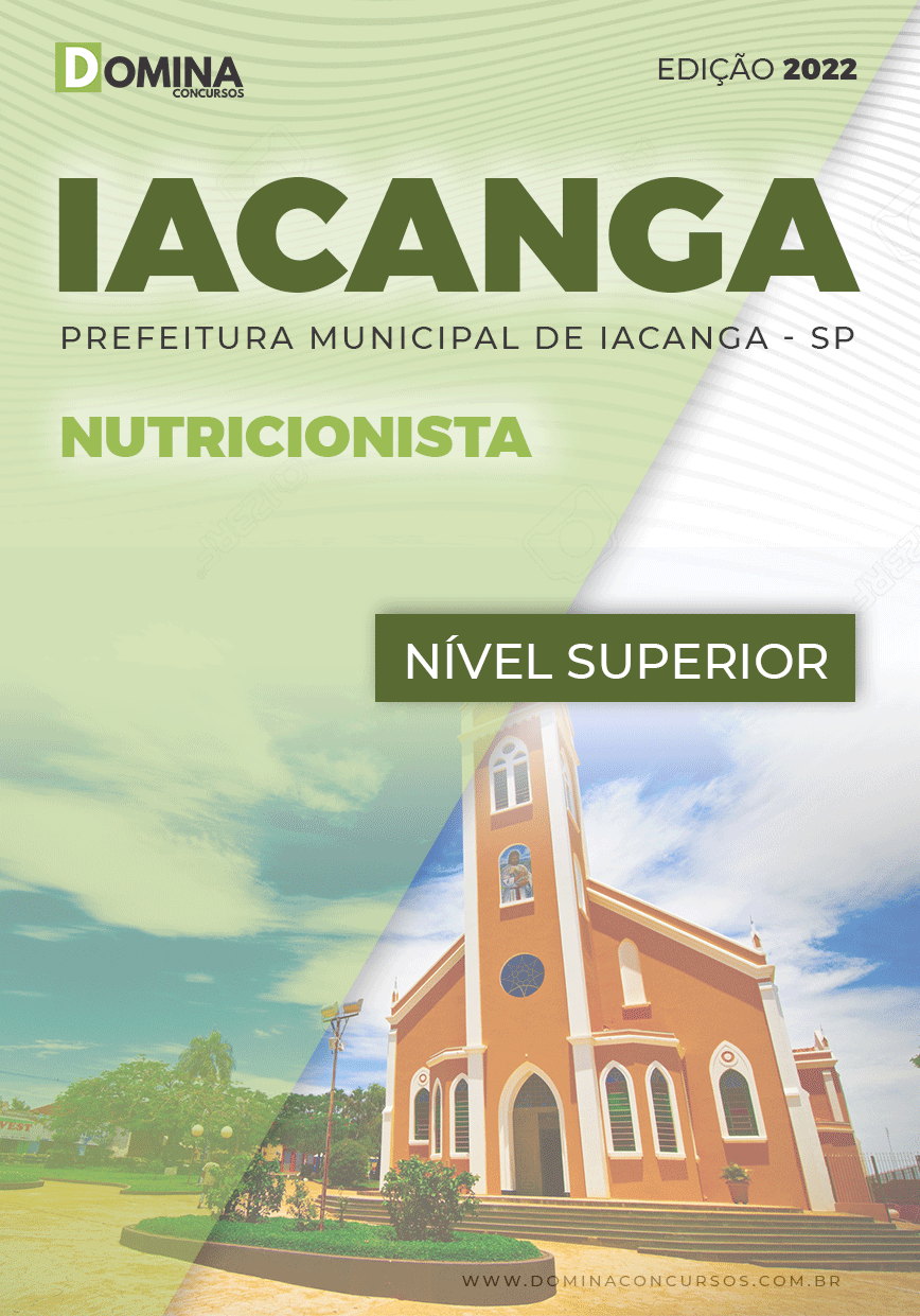 Apostila Digital Concurso Pref Iacanga SP 2022 Nutricionista
