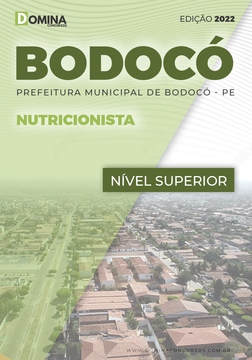 Apostila Concurso Pref Bodocó PE 2022 Nutricionista