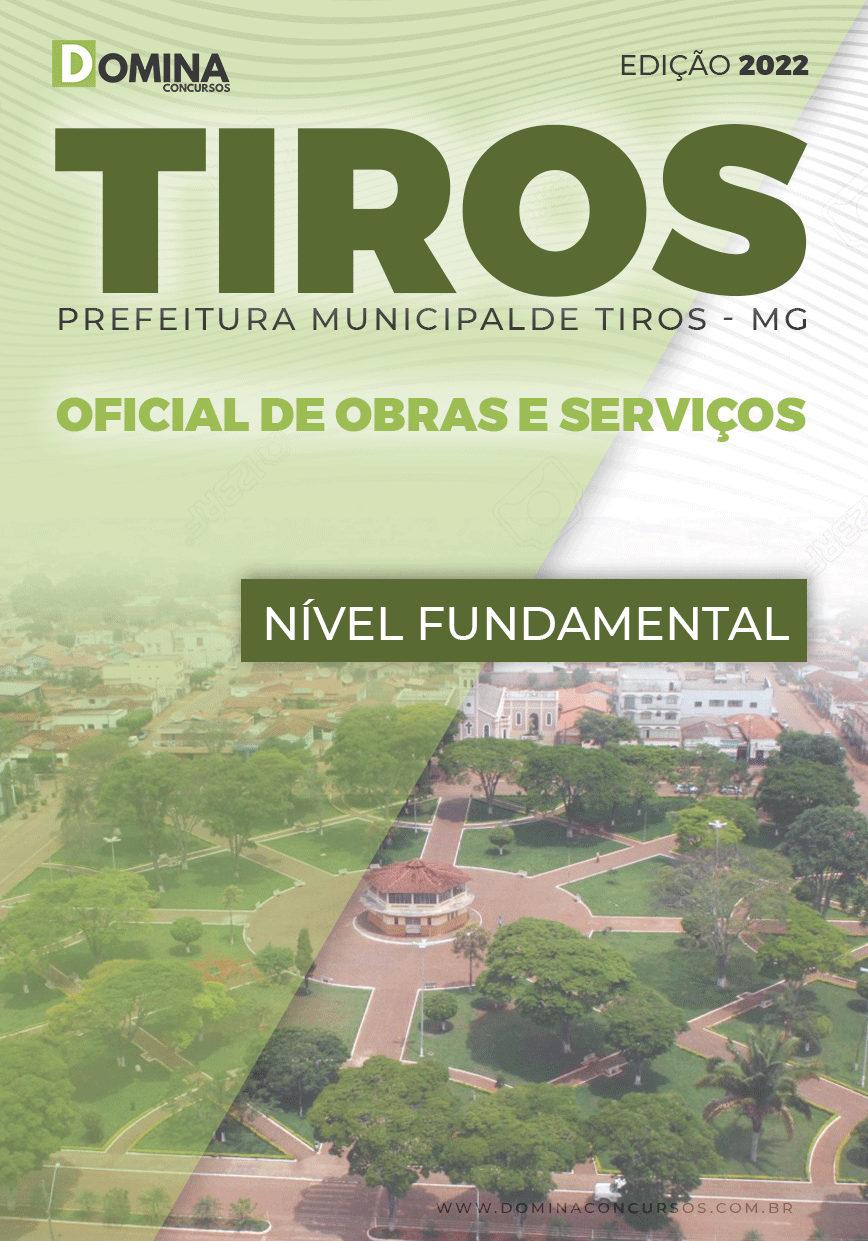 Apostila Pref Tiros MG 2022 Oficial de Obras e Serviços