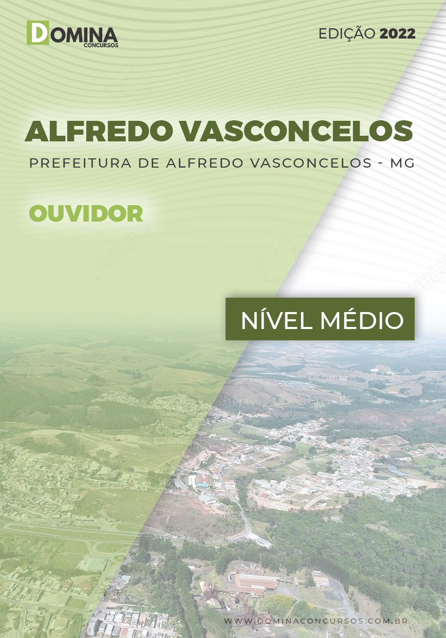 Apostila Pref Alfredo Vasconcelos MG 2022 Ouvidor