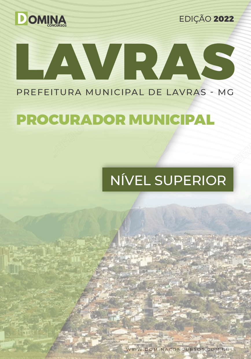 Apostila Concurso Pref Lavras MG 2022 Procurador Municipal
