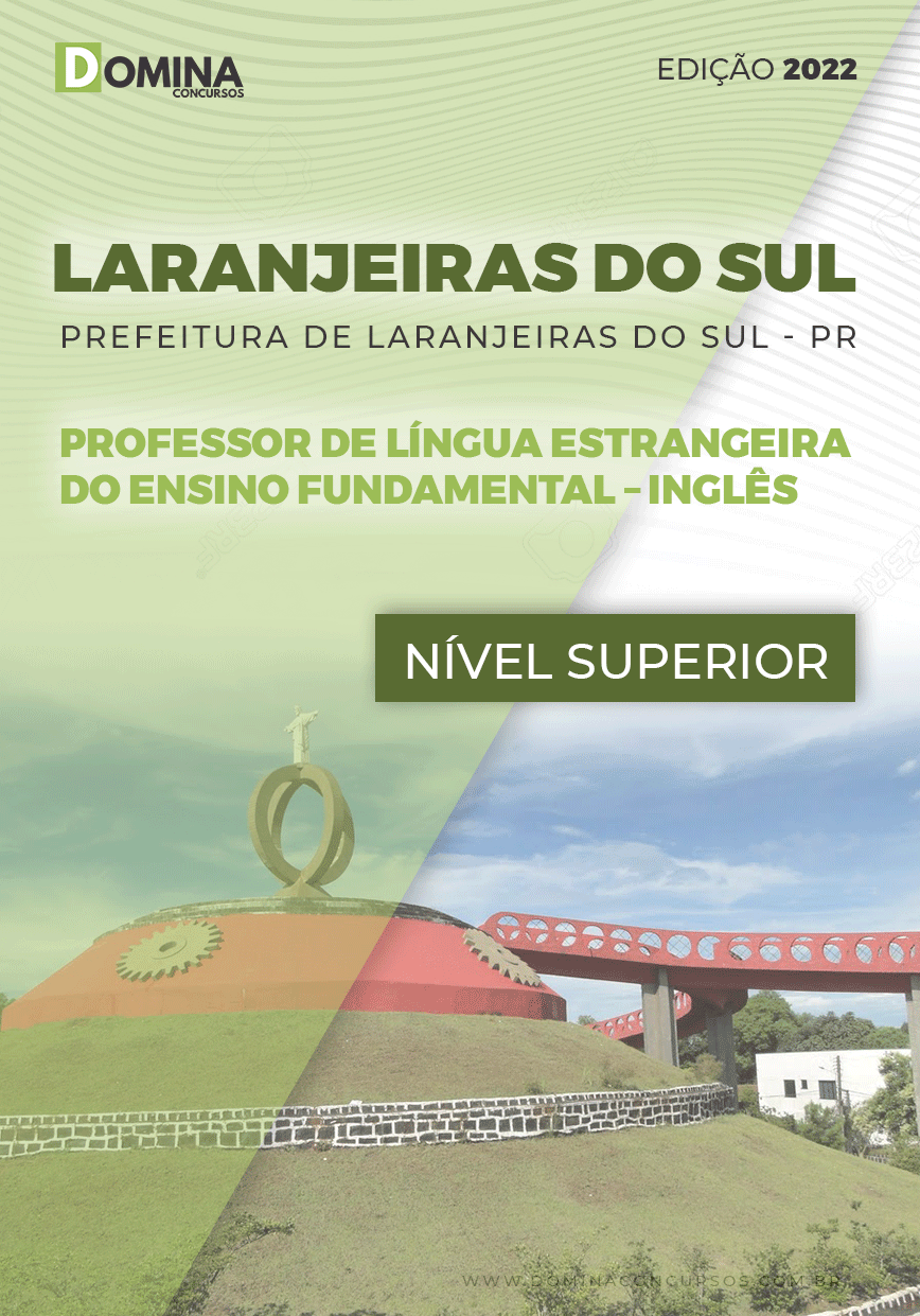 Apostila Pref Laranjeiras do Sul PR 2022 Professor Inglês