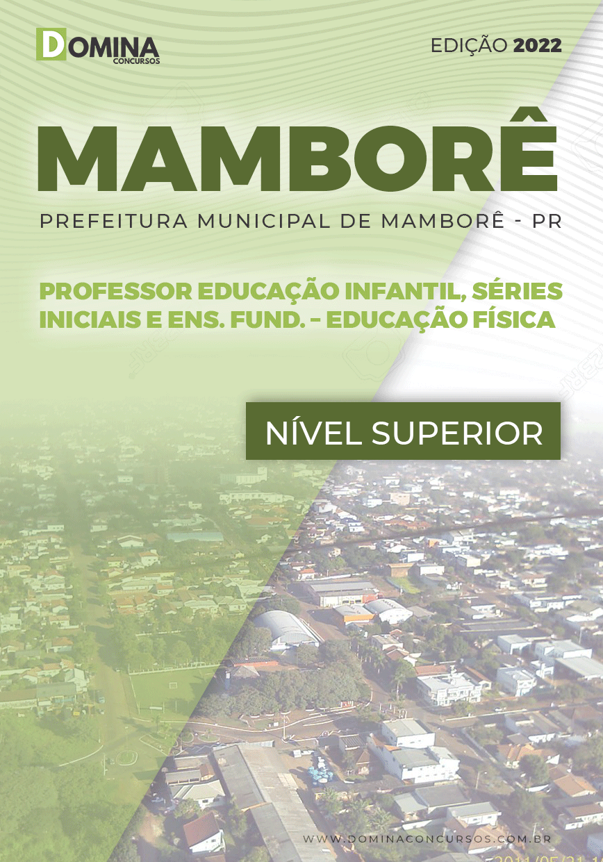 Apostila Pref Mamborê PR 2022 Prof Ensino Fund Educação Física