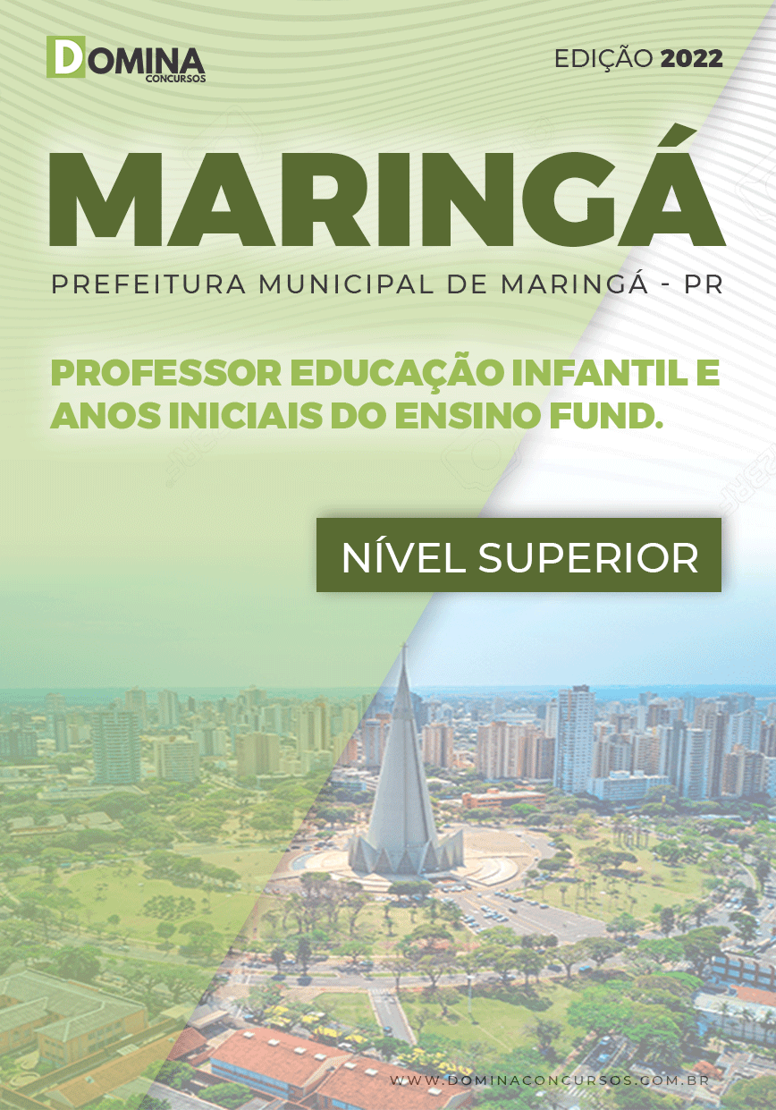 Apostila Pref Maringá PR 2022 Prof Educ Inf Anos Inic Ens Fundamental