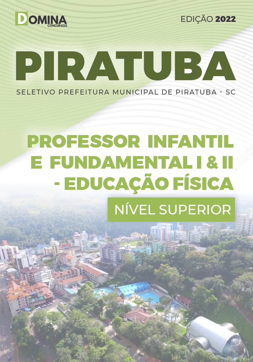 Apostila Pref Piratuba SC 2022 Prof Ensino Fundamental Educação Física