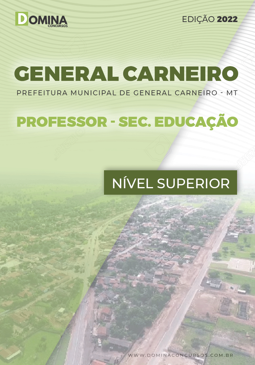 Apostila Pref General Carneiro MT 2022 Agente Administrativo