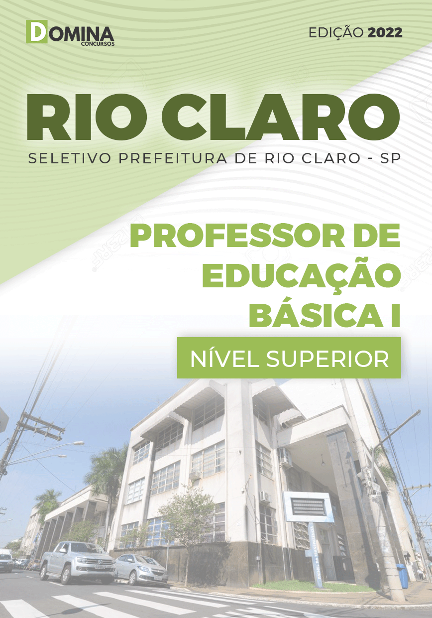 Apostila Pref Rio Claro SP 2022 Professor Educação Básica I