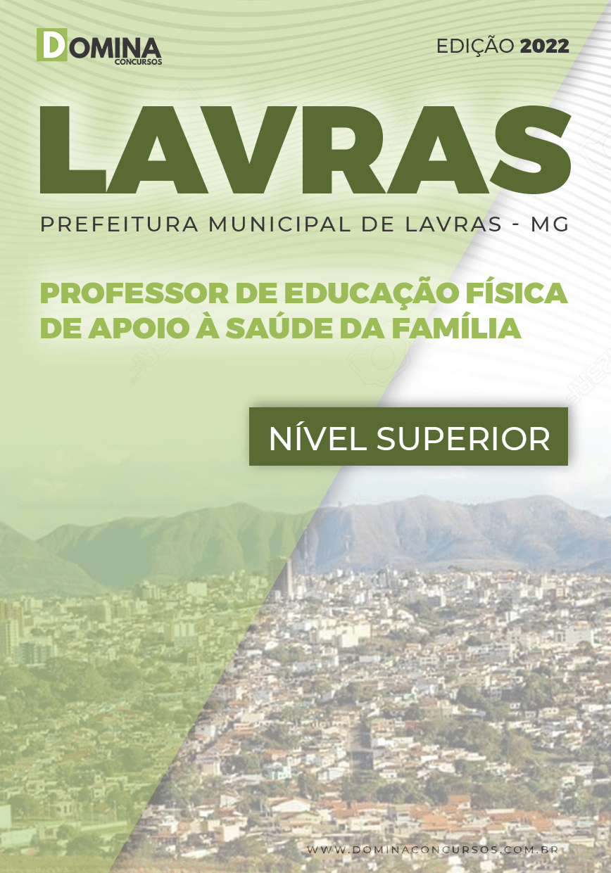 Apostila Pref Lavras MG 2022 Prof Educação Física Apoio Saúde Família