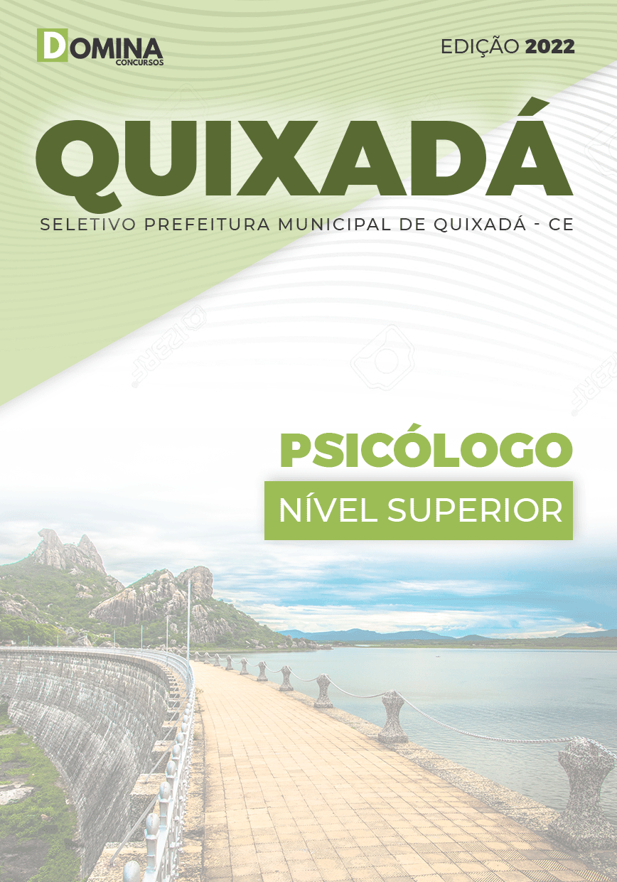 Apostila Digital Seletivo Pref Quixadá CE 2022 Psicólogo