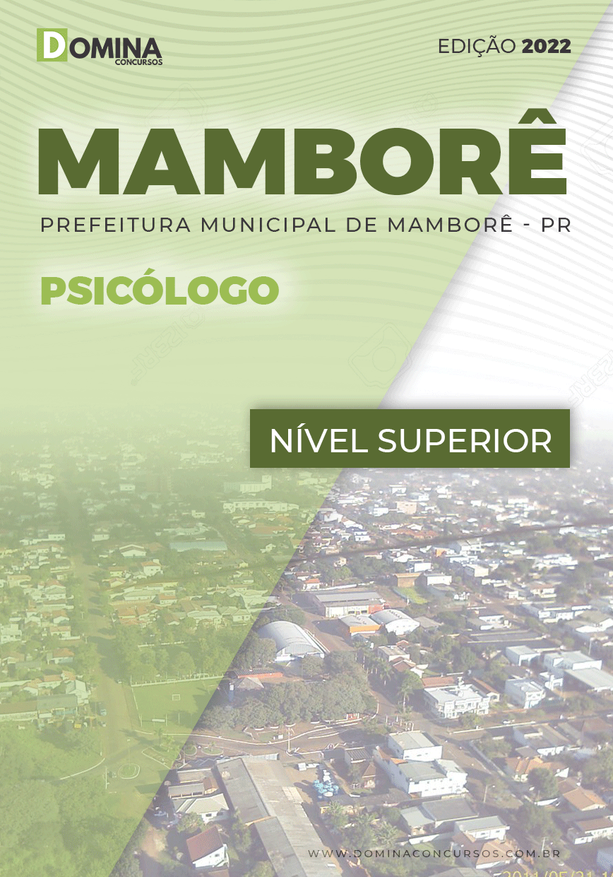 Apostila Concurso Pref Mamborê PR 2022 Psicólogo