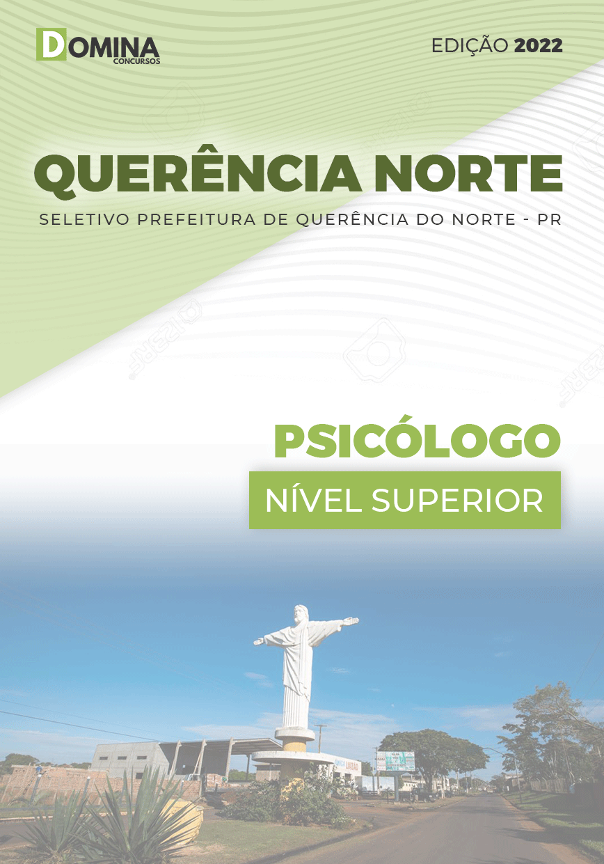 Apostila Digital Pref Querência Norte PR 2022 Psicólogo