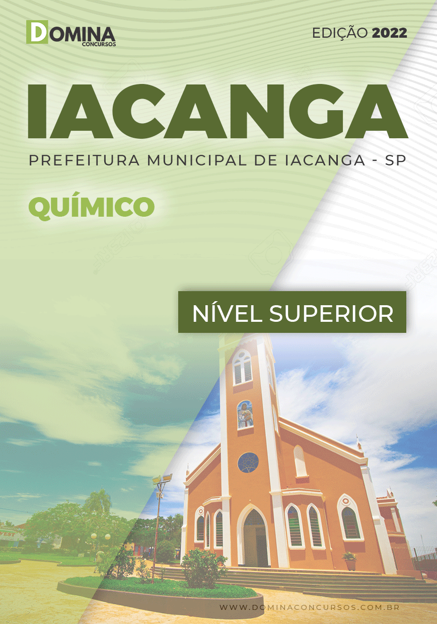Apostila Digital Concurso Pref Iacanga SP 2022 Químico
