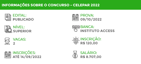 Apostila Concurso CELEPAR 2022 PR Advogado Junior