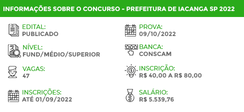 Apostila Digital Pref Iacanga SP 2022 Agente Administrativo