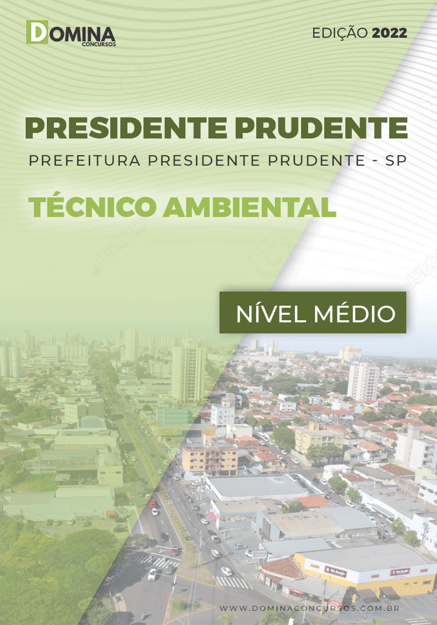 Apostila Pref Presidente Prudente SP 2022 Técnico Ambiental