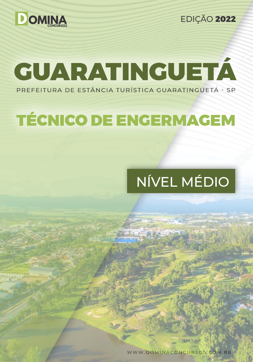 Apostila Pref Guaratinguetá SP 2022 Técnico Enfermagem