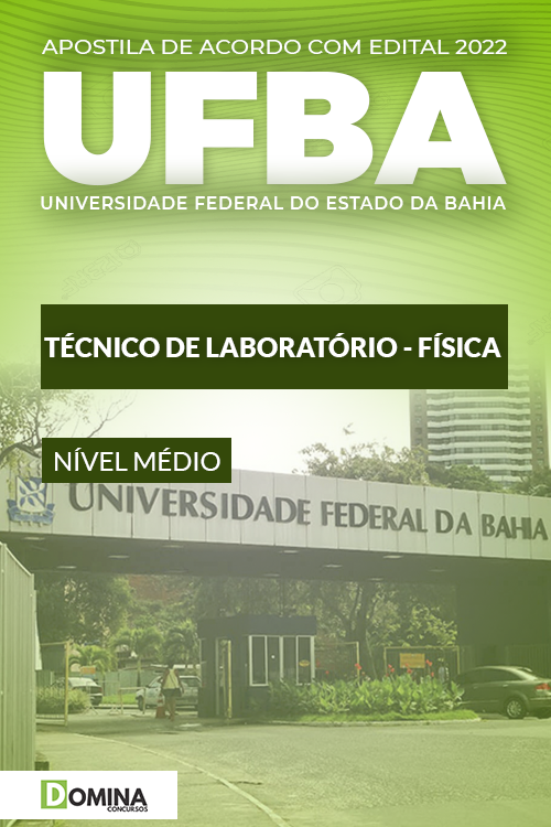 Apostila Concurso UFBA 2022 Técnico Laboratório Física