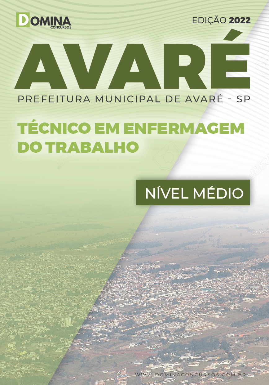 Apostila Pref Avaré SP 2022 Técnico em Enfermagem do Trabalho