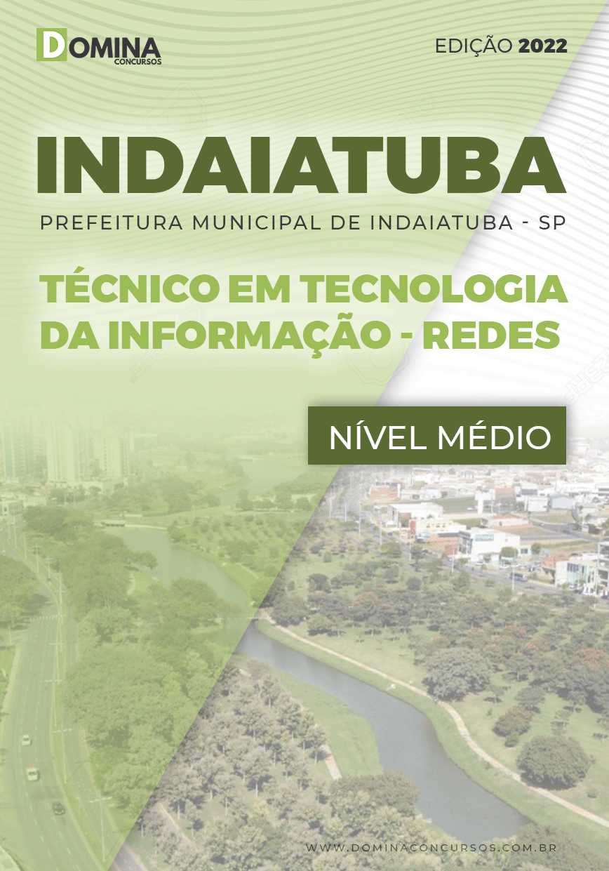 Apostila Pref Indaiatuba SP 2022 Técnico Tecnologia Informação