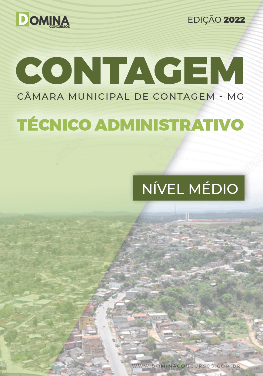 Apostila Câmara Contagem MG 2022 Técnico Administrativo