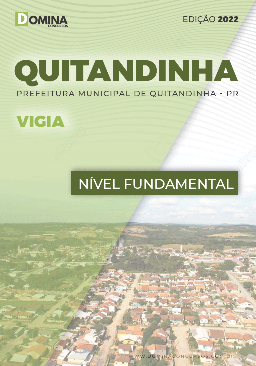 Apostila Concurso Pref Quitandinha PR 2022 Vigia