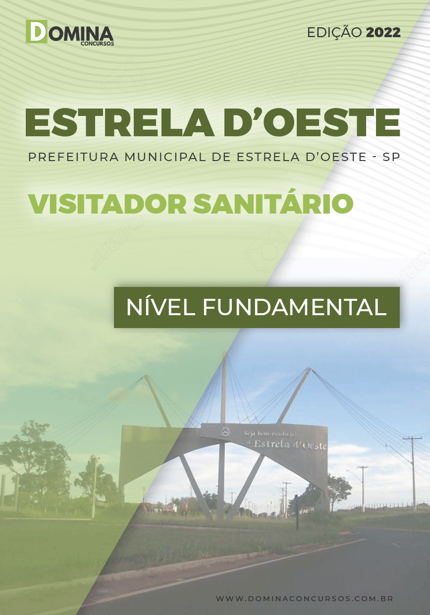 Apostila Pref Estrela D’Oeste SP 2022 Visitador Sanitário