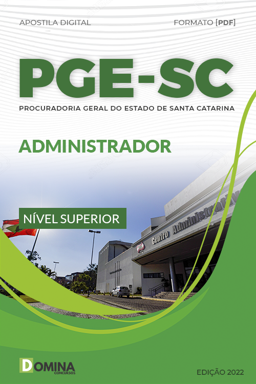 Apostila Digital Concurso PGE SC 2022 Administrador
