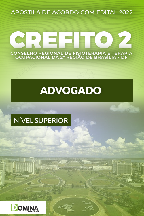 Apostila Digital Concurso CREFITO 2 2022 Advogado