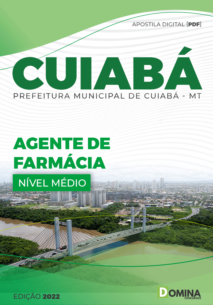 Apostila Concurso Pref Cuiabá MT 2022 Agente Farmácia