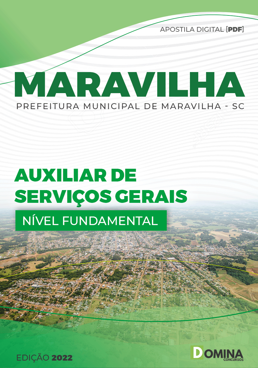 Apostila Pref Nova Itaberaba SC 2022 Auxiliar Serviços Gerais