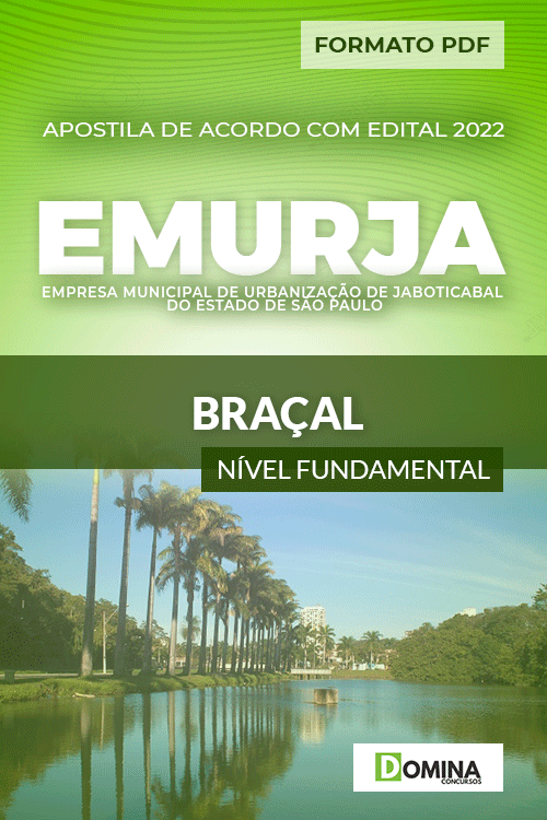 Apostila Digital Concurso EMURJA SP 2022 Braçal