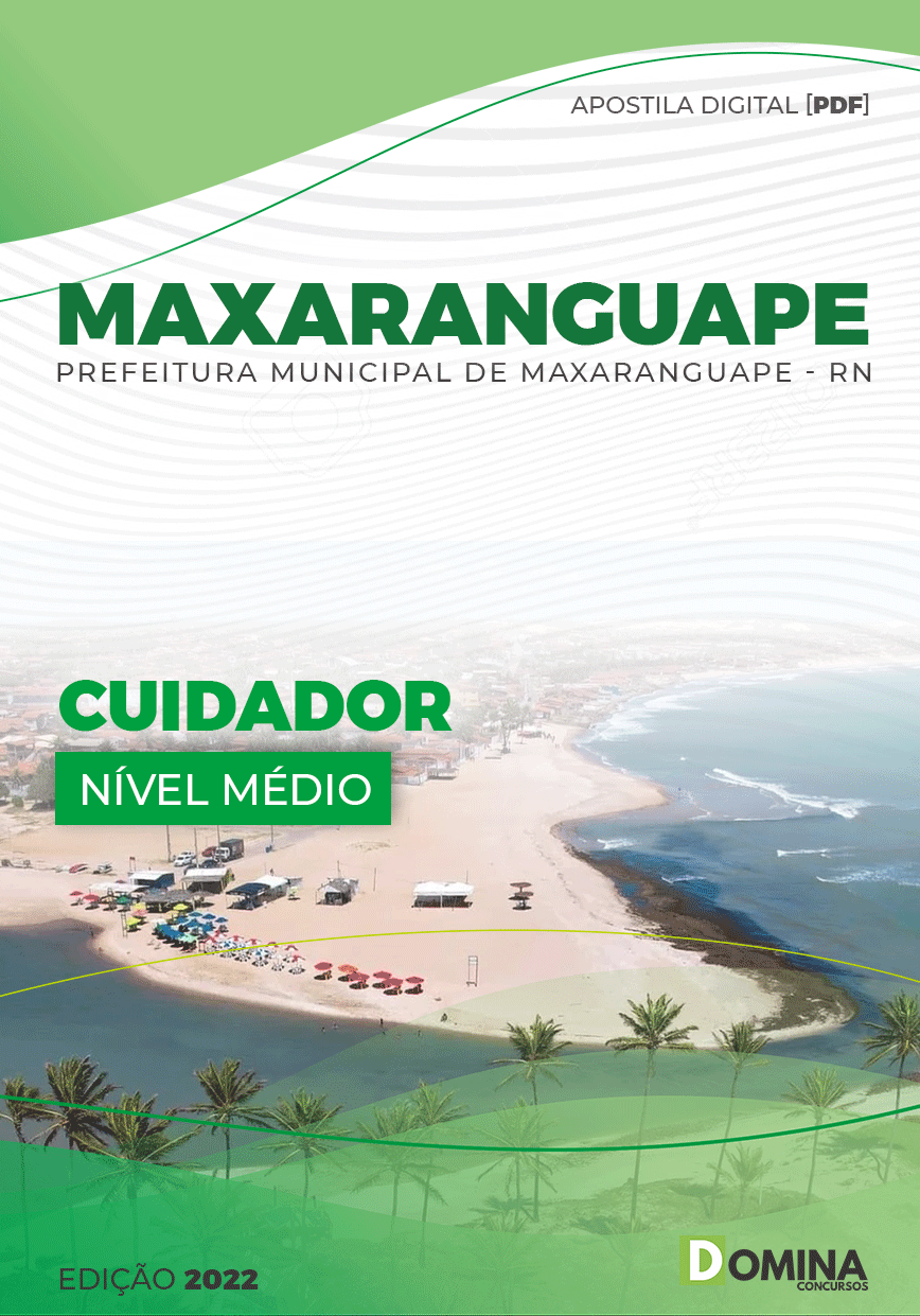 Apostila Digital Pref Maxaranguape RN 2022 Cuidador