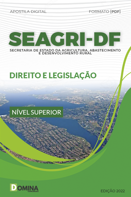 Apostila Digital Concurso SEAGRI DF 2022 Direito Legislação