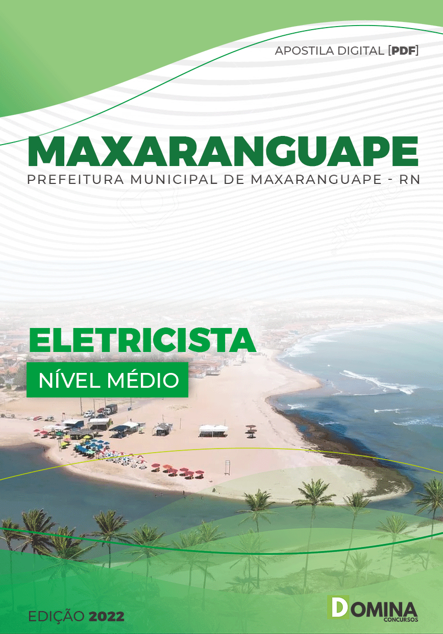 Apostila Digital Pref Maxaranguape RN 2022 Eletricista