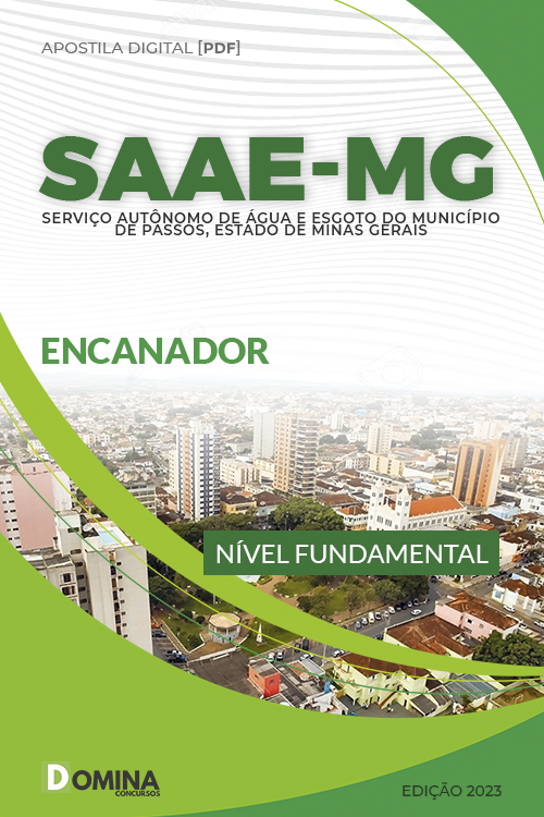 Apostila Digital Concurso SAAE Passos MG 2023 Encanador