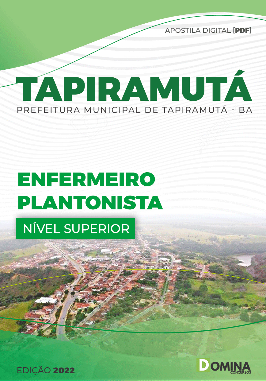 Apostila Digital Pref Tapiramutá BA 2022 Enfermeiro Plantonista